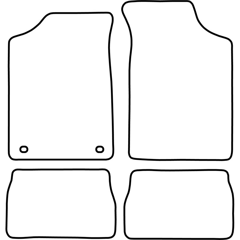 Automatten Velours  Peugeot 106 1991-1996