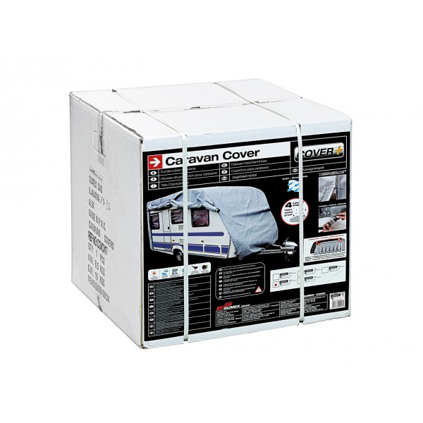Caravan beschermhoes / afdekhoes PVC 645X225X220cm (5,79Mx6,40M)