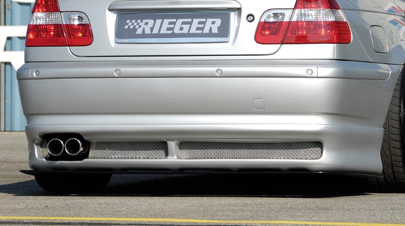 Achterbumper Diffusor BMW E46 Sedan vanaf 2002 Rieger