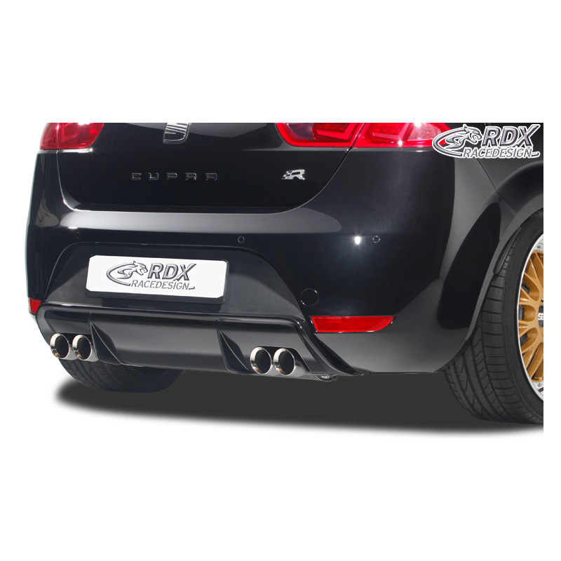 Achterskirt 'Diffusor'  Seat Leon 1P FR/Cupra (uitlaat links/rechts) (PUR)