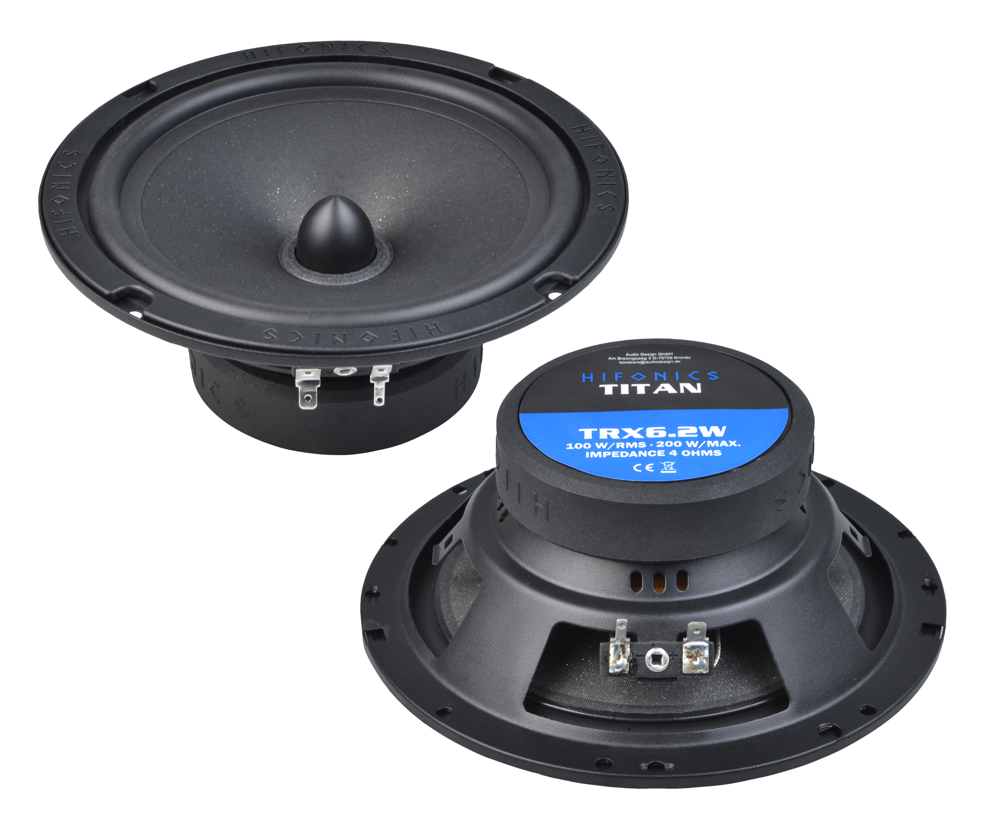 Hifonics Titan TRX6.2C 2-weg 16,5cm luidspreker