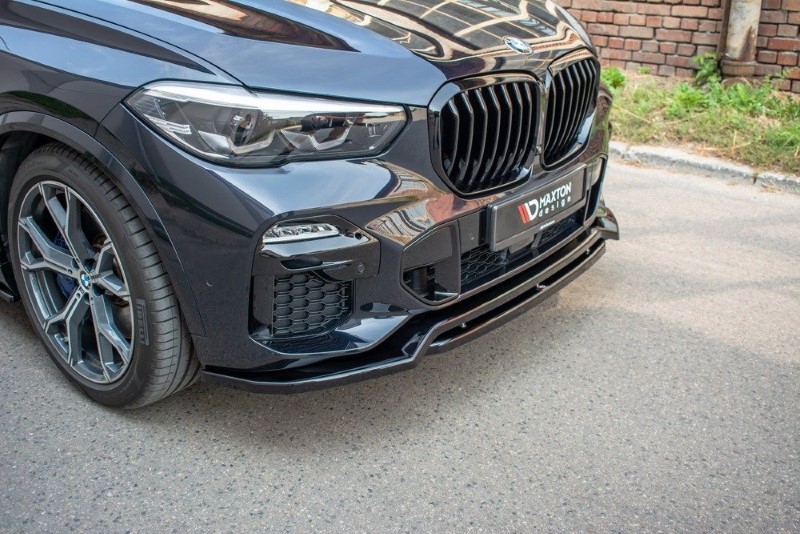 Voorspoiler V.1 BMW X5 G05 M-Pack Glanzend Zwart