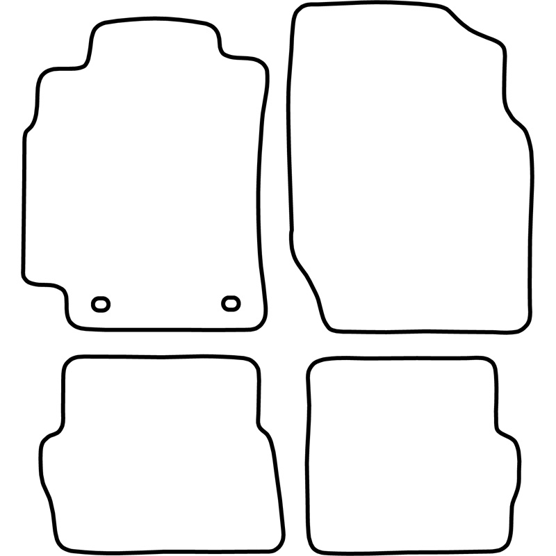 Automatten  Nissan Almera 3 deurs 2000-2007