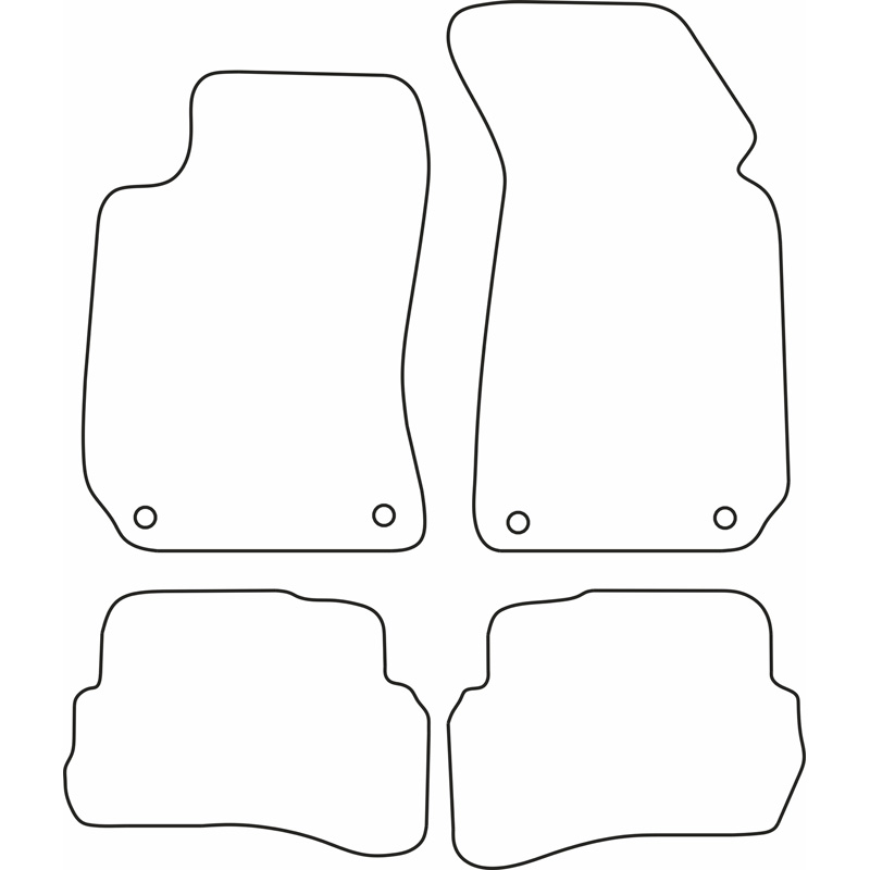Automatten Velours  Volkswagen Passat 1996-2005