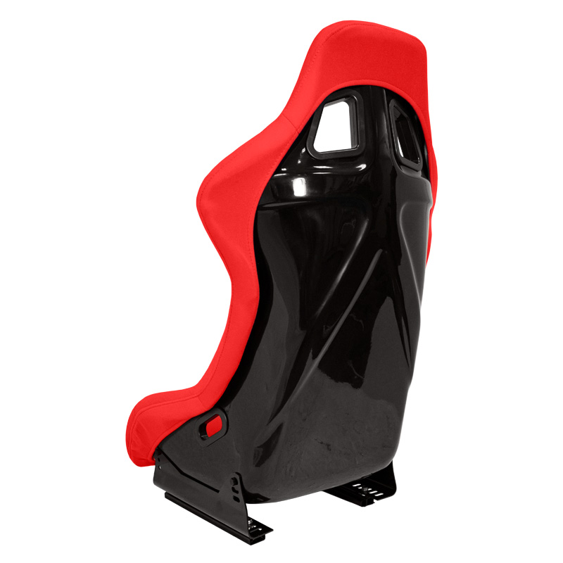 Sportstoel 'MO' - Rood - Vaste polyester rugleuning - incl. sledes