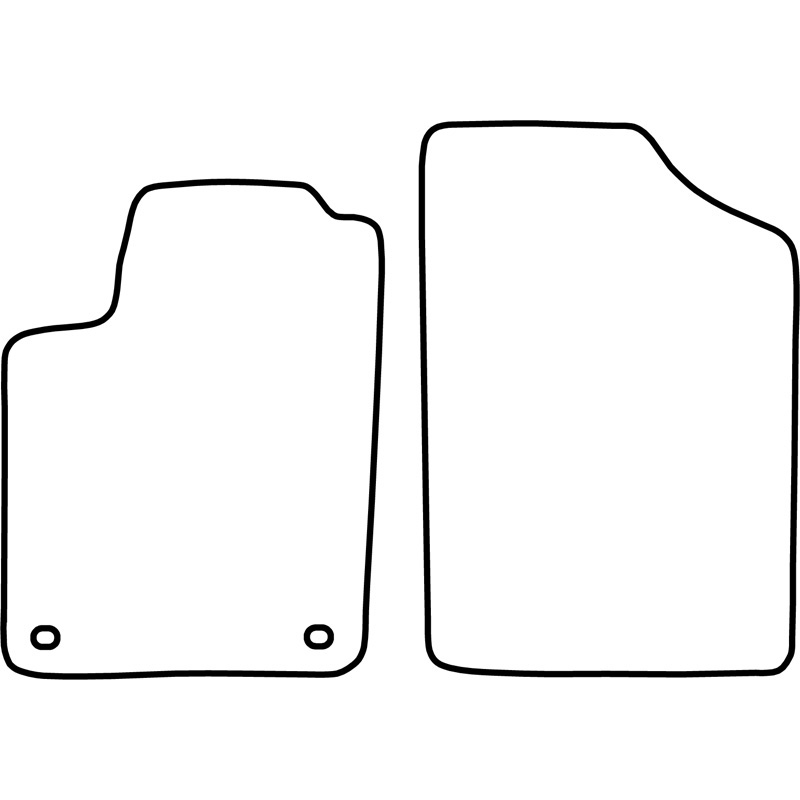 Automatten Velours  Citroen Berlingo 1997-2005 (alleen voor)