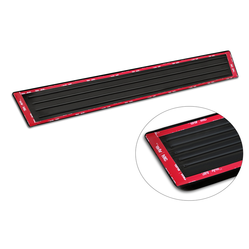 Zwart RVS Instaplijsten  Honda Jazz Crosstar 2020- 'Lines' - 4-delig