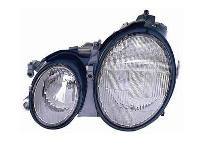 koplamp, H7+H7, pneum vertelb, links Mercedes CLK klasse, W208,