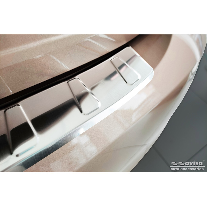 RVS Achterbumperprotector  Fiat 500e Berlina, 3+1 & Cabrio 2020- 'Ribs'