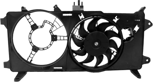 Radiator FAN COMPLEET DOBLO 01.05 1.3 MJTD/1.9 JTD -A/C