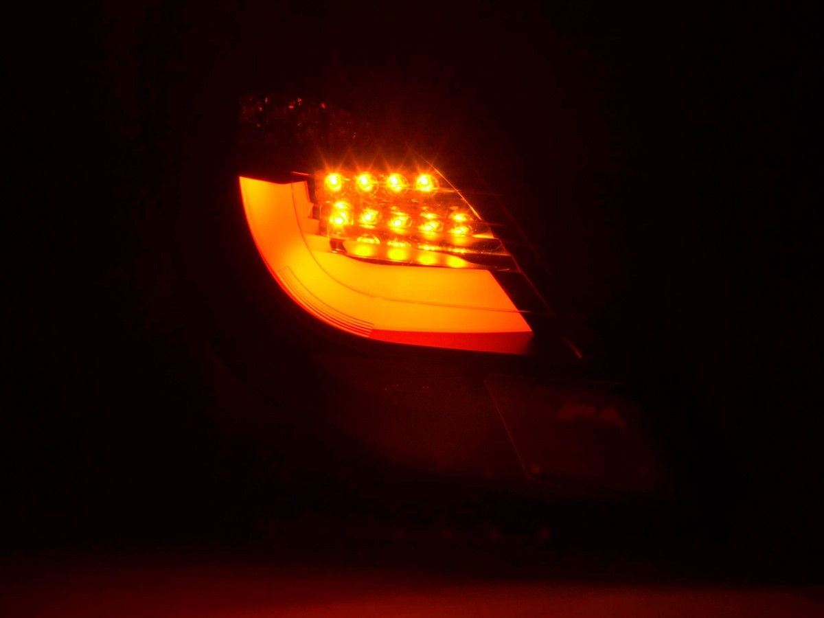 Achterlichten Opel Corsa D Tube LED Zwart (2006-2010)