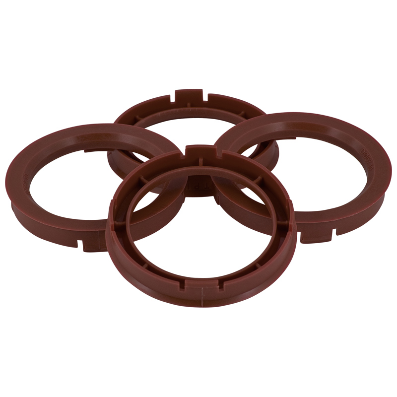 Set TPI Centreerringen - 70.4->63.4mm - Bruin