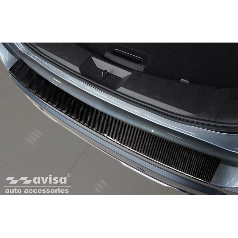 Echt 3D Carbon Achterbumperprotector  Nissan X-Trail III (T32) Facelift 2017-2021 'Ribs'