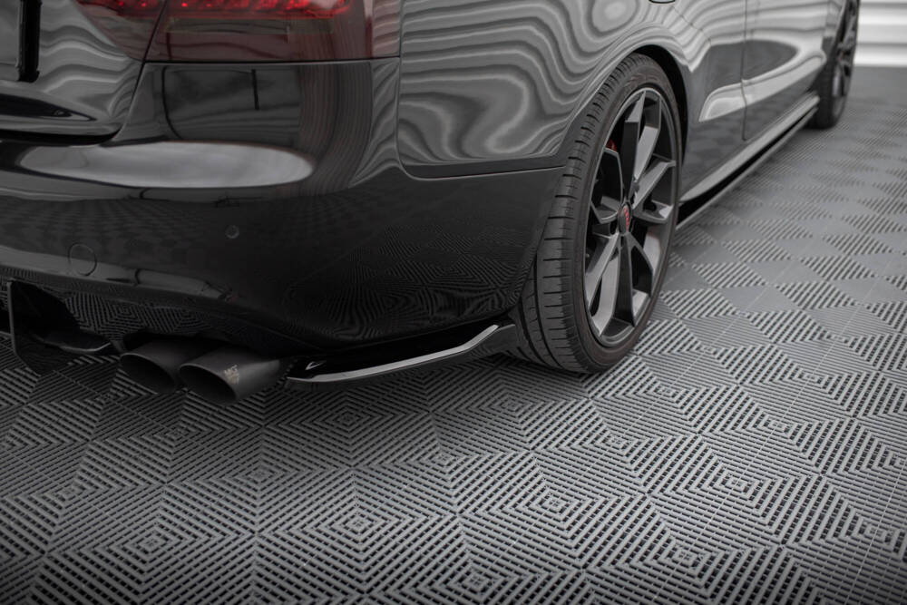 Zijdiffusers Audi A5 S-Line / S5 Coupe / Cabrio Maxton Glans Zwart
