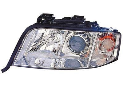 koplamp, Hella, H1+H7, rechts Audi A6, 2001-2004