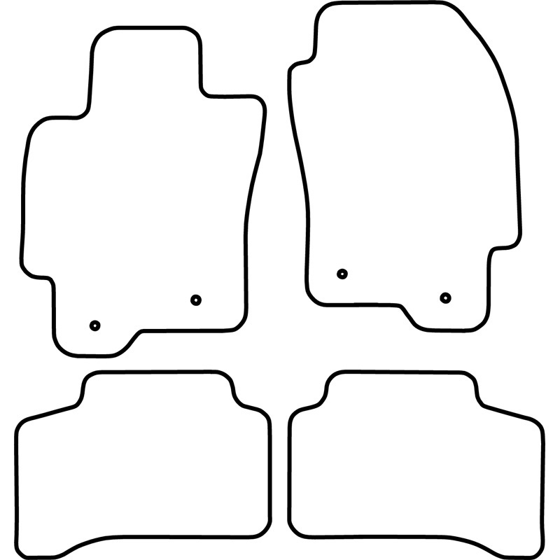 Automatten Velours  Jaguar X-Type 2001-2010