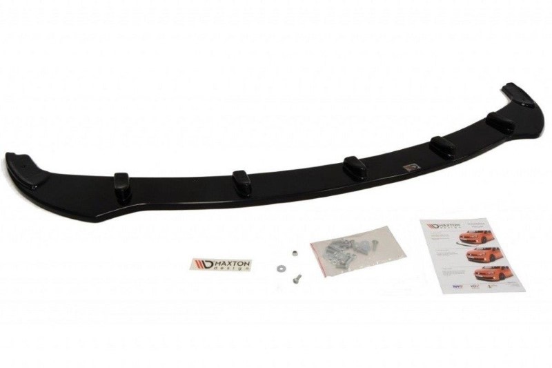 Voorspoiler BMW 5 E60 / E61 (FACELIFT MODEL) Glanzend Zwart
