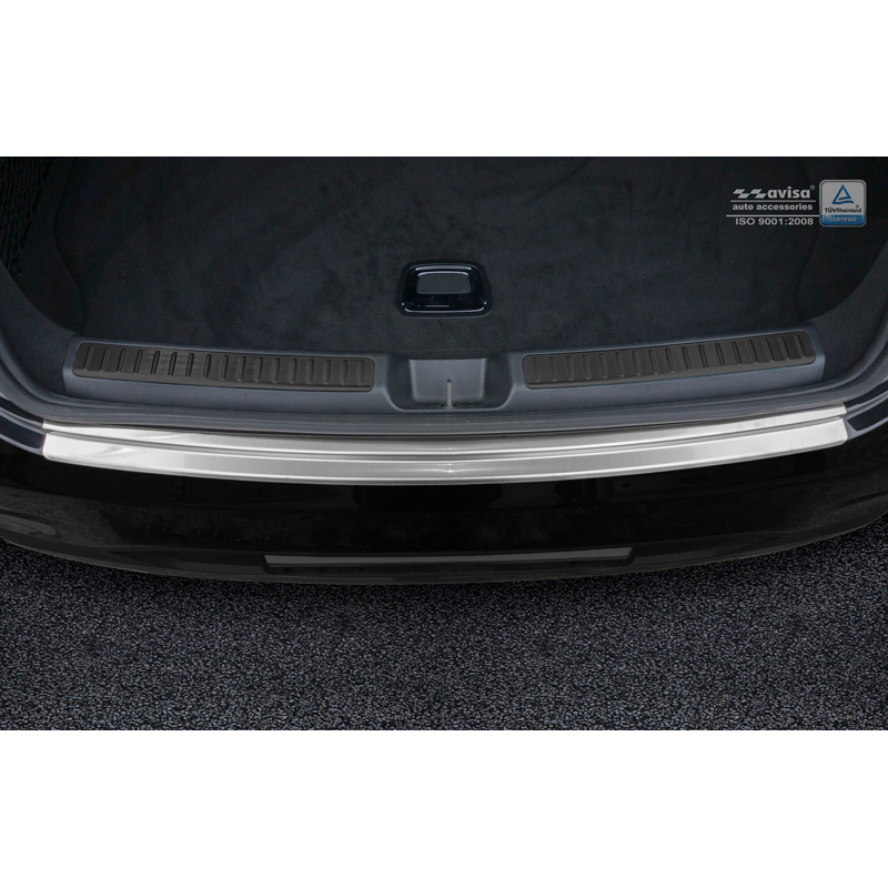 RVS Achterbumperprotector  Mercedes GLC Coupe 2016-2022  'Ribs'