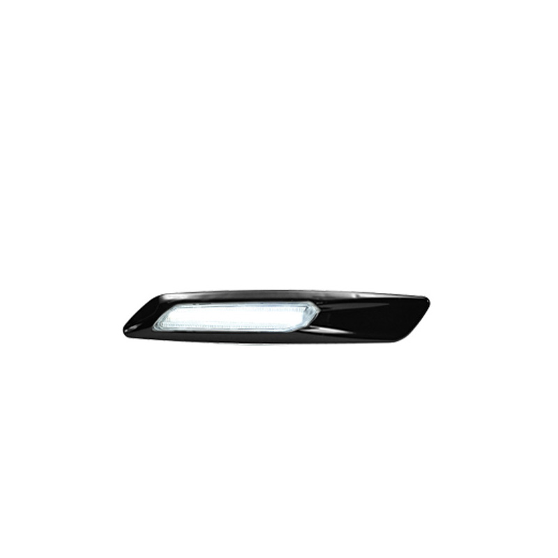 Set LED Zijknipperlichten in F10-Stijl  BMW 1-Serie E8x / 3-Serie E9x / 5-Serie E6x - Rookgrijs/Zwart-Chrome - met stadslicht-/zijmarkeerfunctie