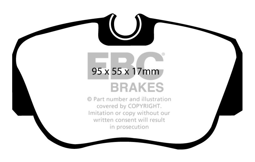 EBC Brakes MERCEDES 190/190E (W201) 2.3 83-93 Remblokken voorzij