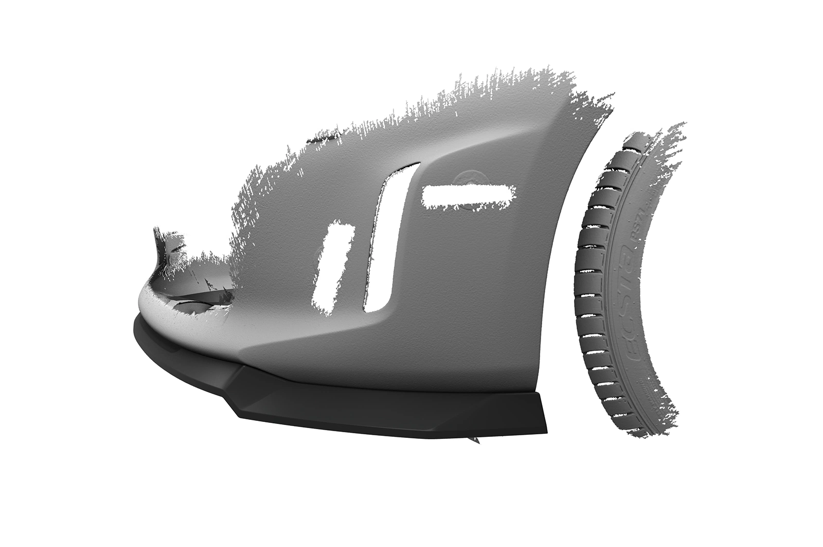 Voorspoiler Nissan 370Z (Z34) Glans Zwart – CSR Design
