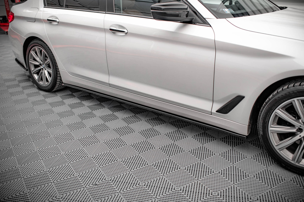 Zijskirts BMW 5-Serie G30 Maxton Glans Zwart