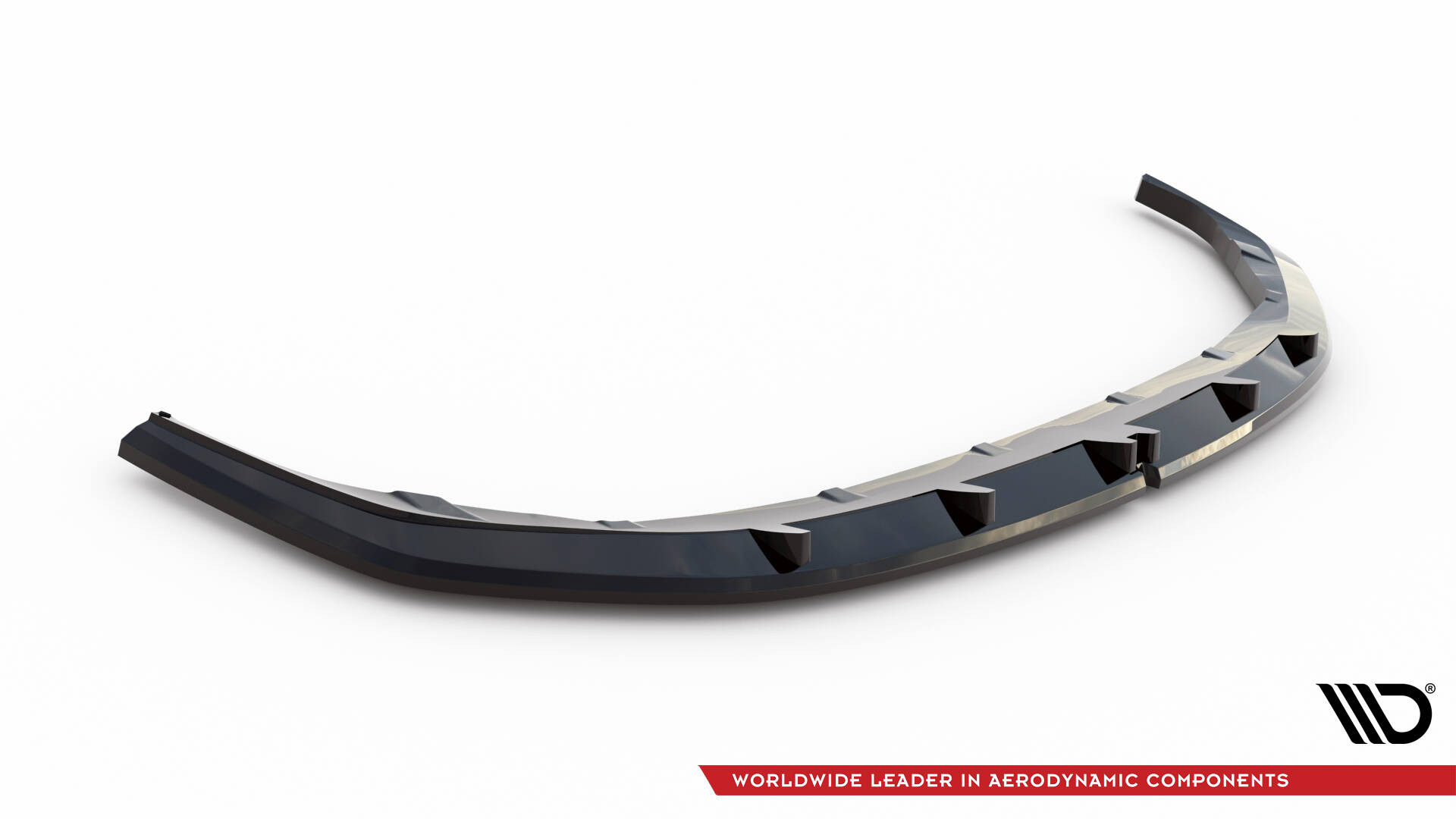 Voorspoiler V.1 BMW M135i / 1 M-Pack F70 Maxton Glanzend zwart