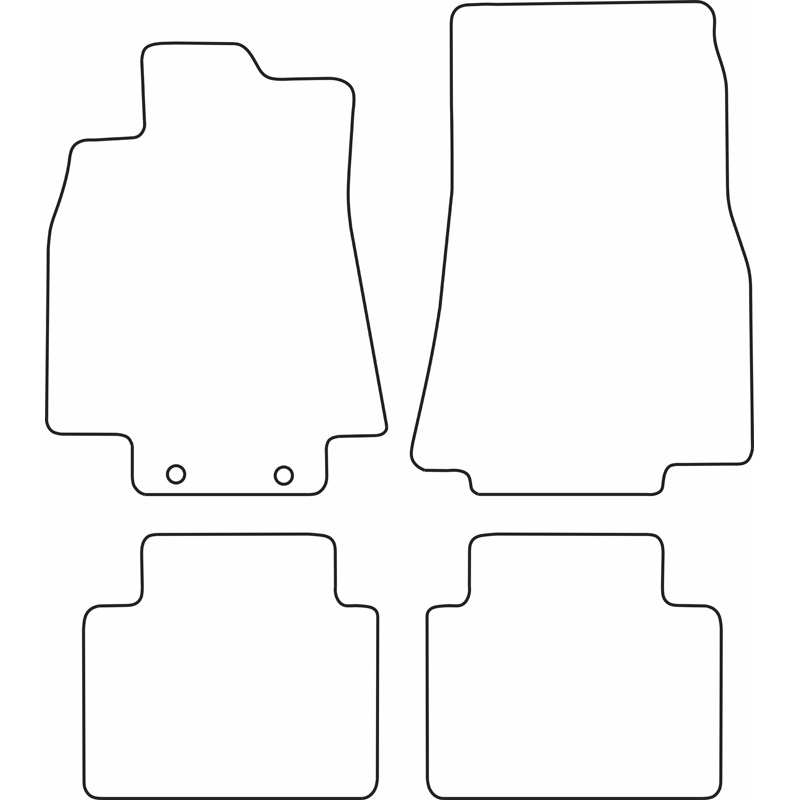 Automatten Velours  Mercedes B Klasse 2005-2012