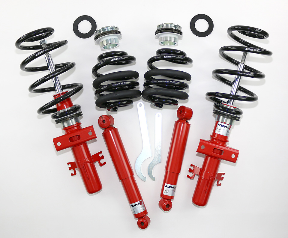 Schroefset Koni VW Transporter T5 & T6 Rood T30 Extra Diep