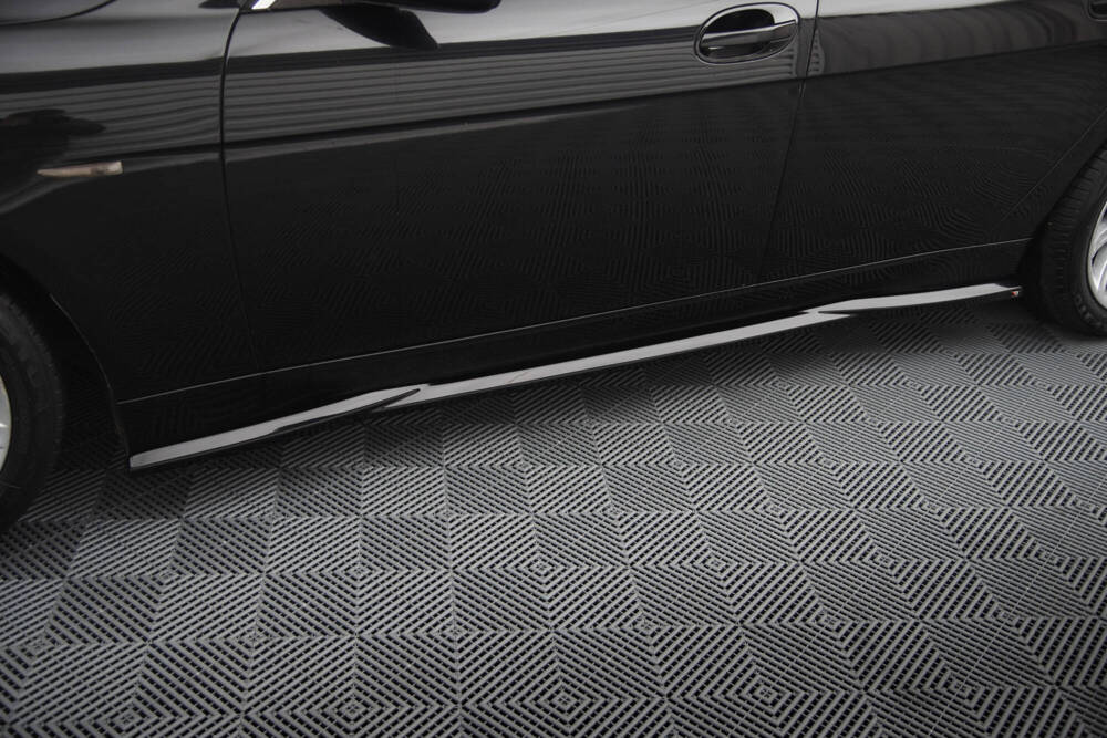 Zijskirts BMW 7 Serie E65 Maxton Glans Zwart