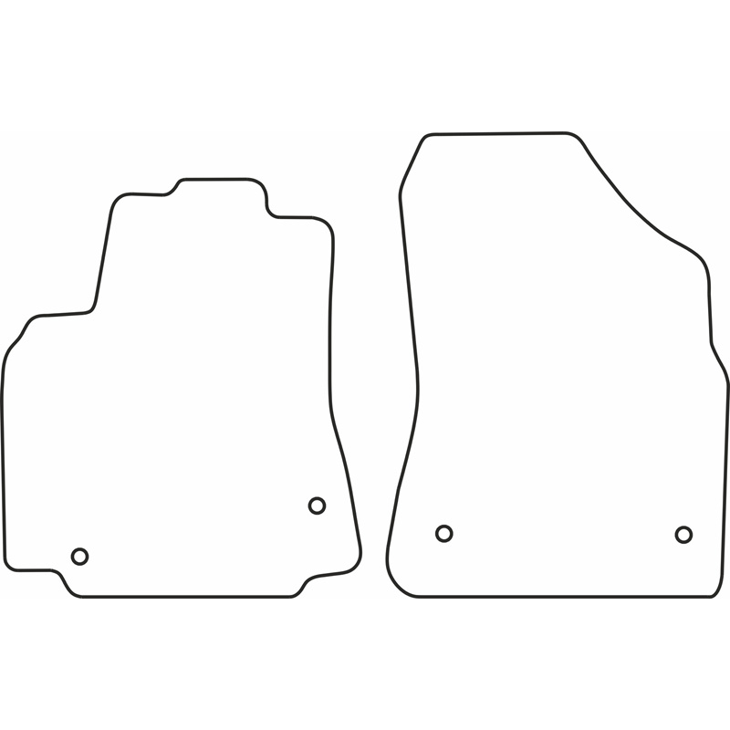 Automatten Velours  Citroen Berlingo 2008-2018 (alleen voor)