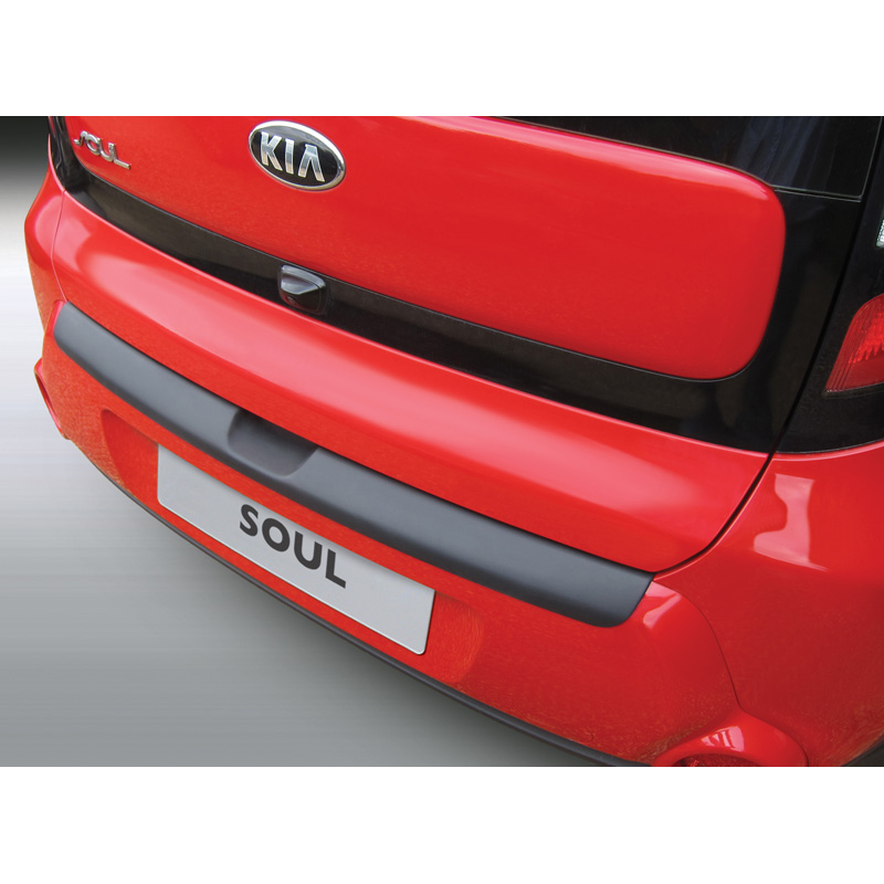 ABS Achterbumper beschermlijst  Kia Soul 2014-2016 Zwart