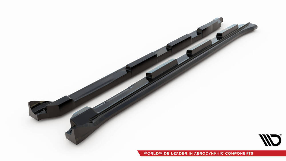 Zijskirts Land Rover Range Rover Velar R-Dynamic MK1 Glans Zwart