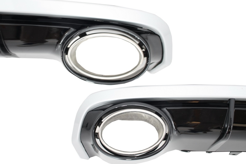 Achterbumper diffusor Audi A6 4G 2015-2018 RS6 Design