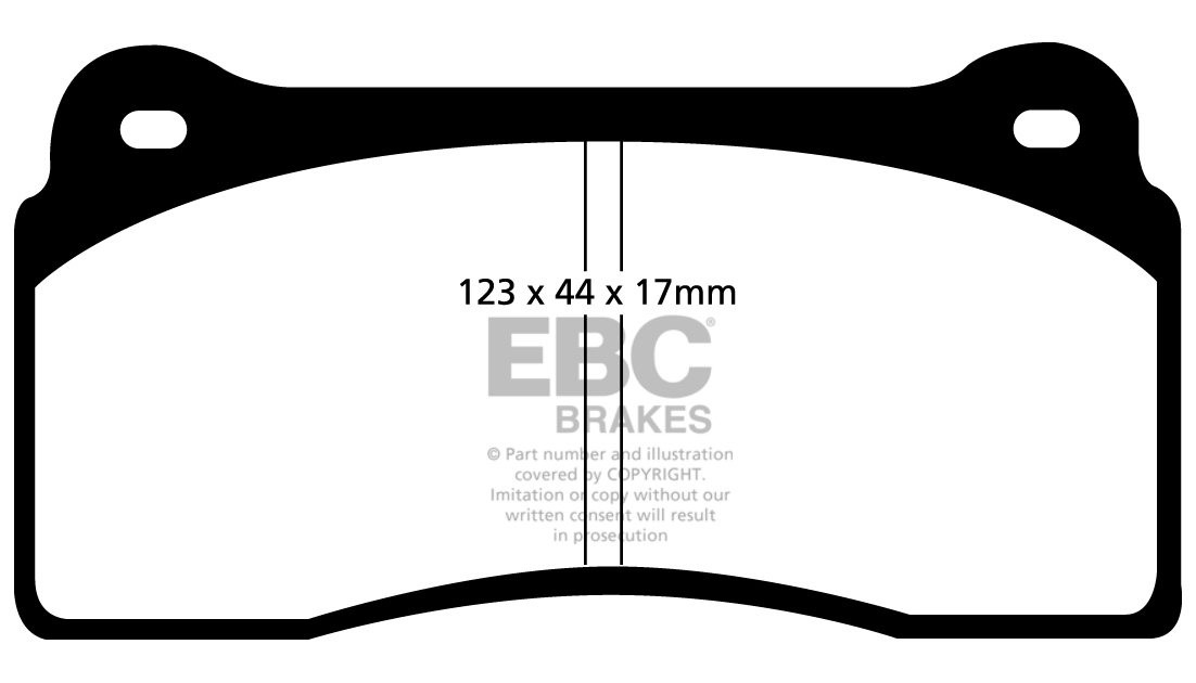 EBC Brakes FERRARI F50 4.7 96-97 Remblokken voorzijde yellowstuf