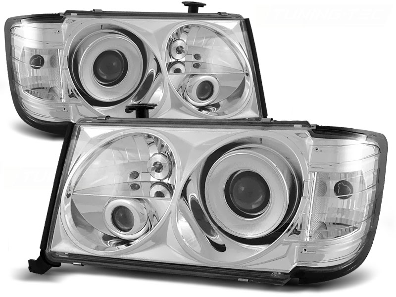 Koplampen Mercedes W124 85-93 Chroom