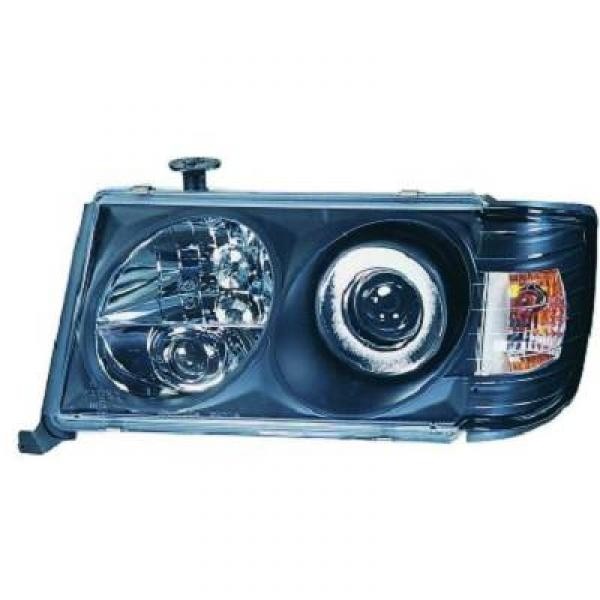 Koplampen Mercedes W124 93-95 Zwart