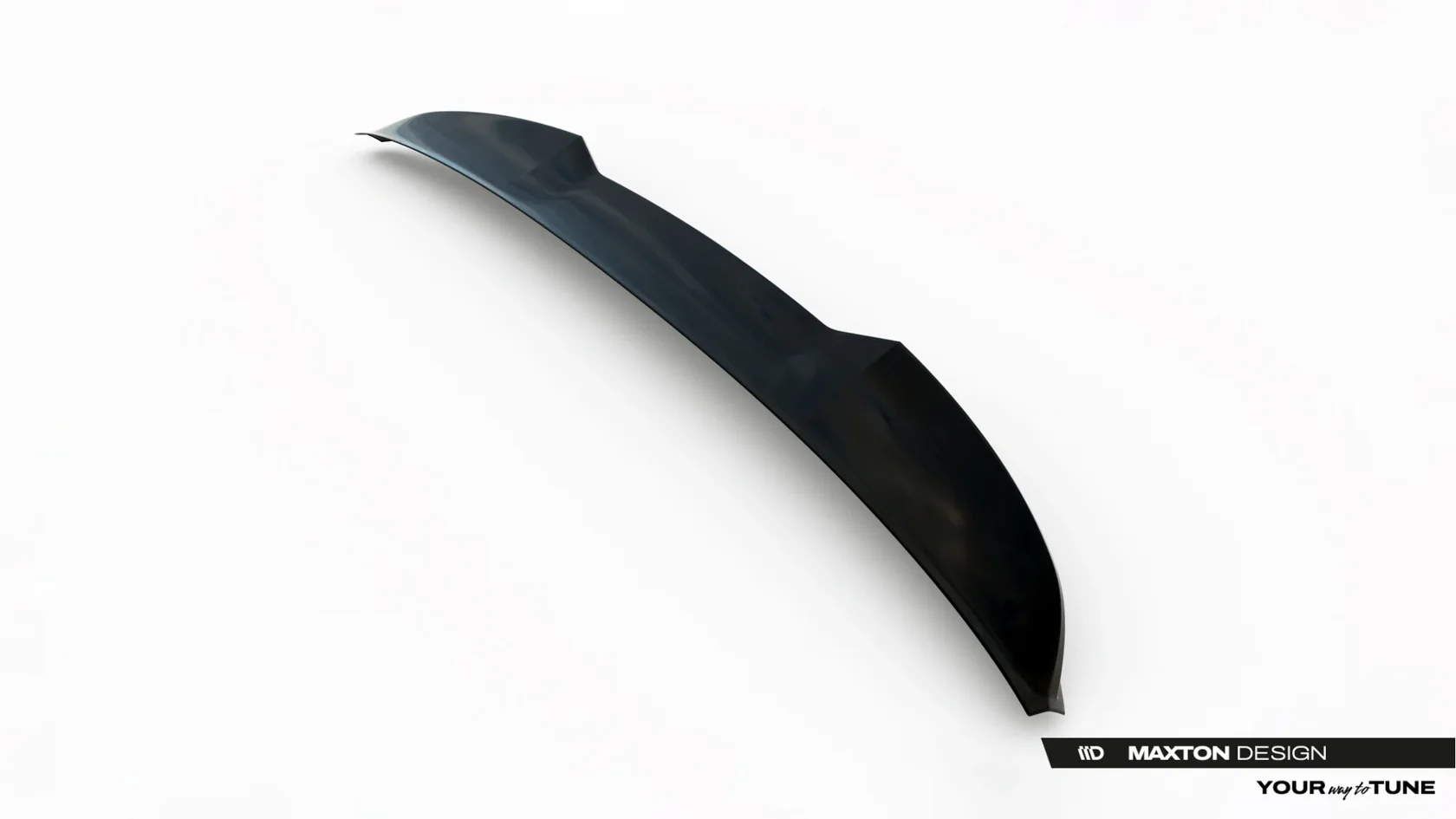 Hoge spoiler Audi A3 Sedan 8Y Facelift Maxton Glanzend zwart