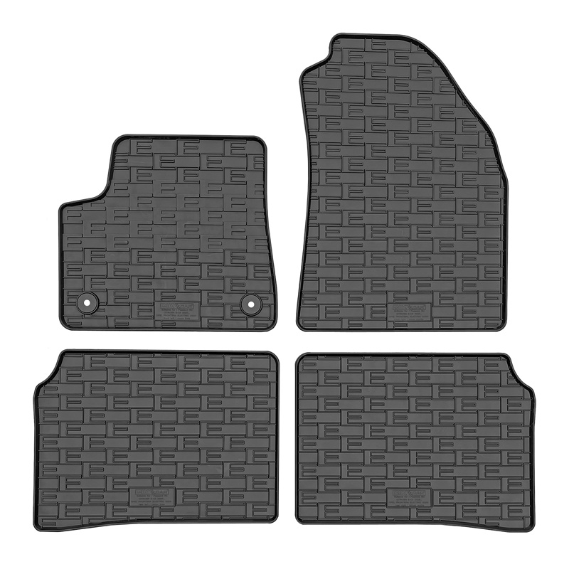 CIKCAR Rubber matten  Opel Frontera / Citroën C3 Aircross 2024- (EV) (4-delig + montagesysteem)