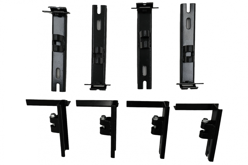 Treeplanken voor Mercedes V-Klasse W447 14-23 lang aluminium zwart