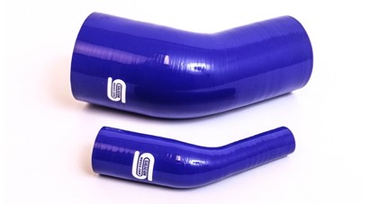 45 Graden reducer bochten 70-57 mm SiliconHoses