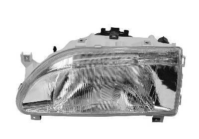 koplamp, H4, rechts, 05/1992-Renault R19, 1988-1996