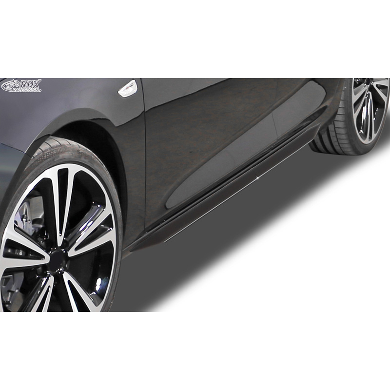 Sideskirts 'Slim'  Opel Astra G Coupe/Cabrio 1998-2004 (ABS zwart glanzend)