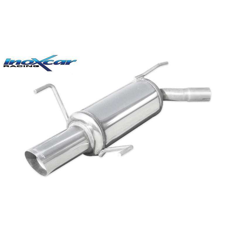100% RVS Sportuitlaat  Opel Corsa C 1.4 16v 90pk 2000-2003 Ø45 1x90mm Rally