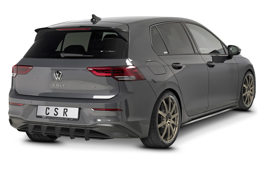 Diffuser Volkswagen Golf 8 CSR Racing Mat Zwart