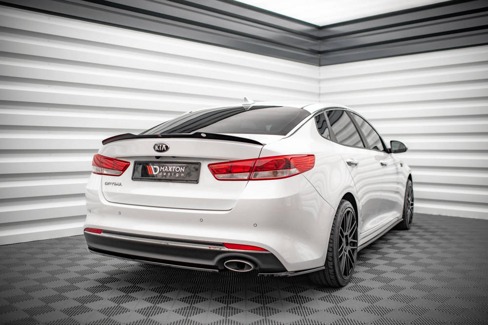 Spoiler Kia Optima Mk4 Maxton glans zwart