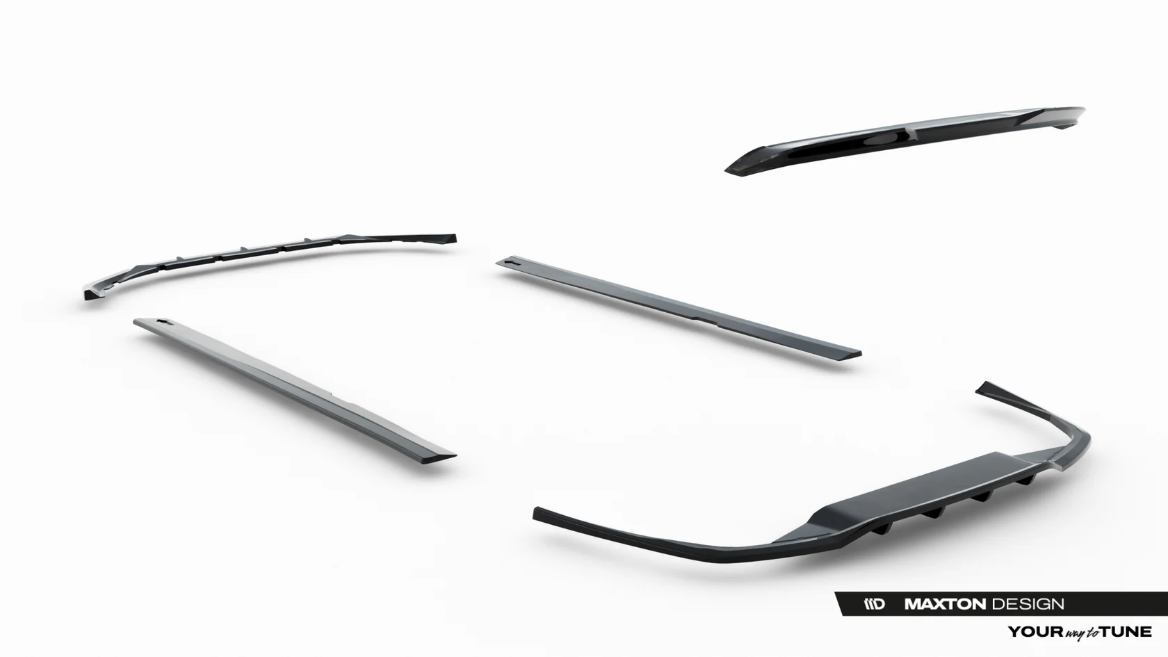 Bodykit Volvo V60 R-Desgin Zwart Glans Maxton