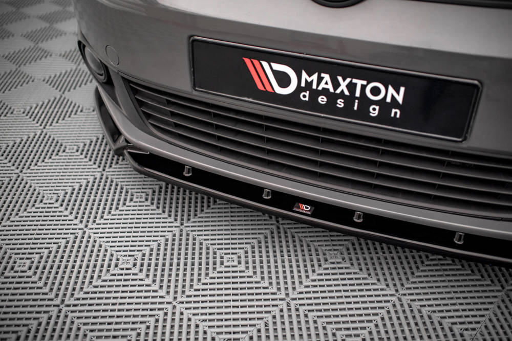 Voorspoiler VW Caddy Mk.3 FL Maxton Glans Zwart