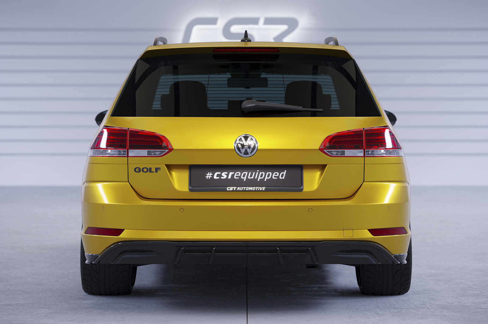 Diffuser Volkswagen Golf 7 Variant FL CSR Glans Zwart
