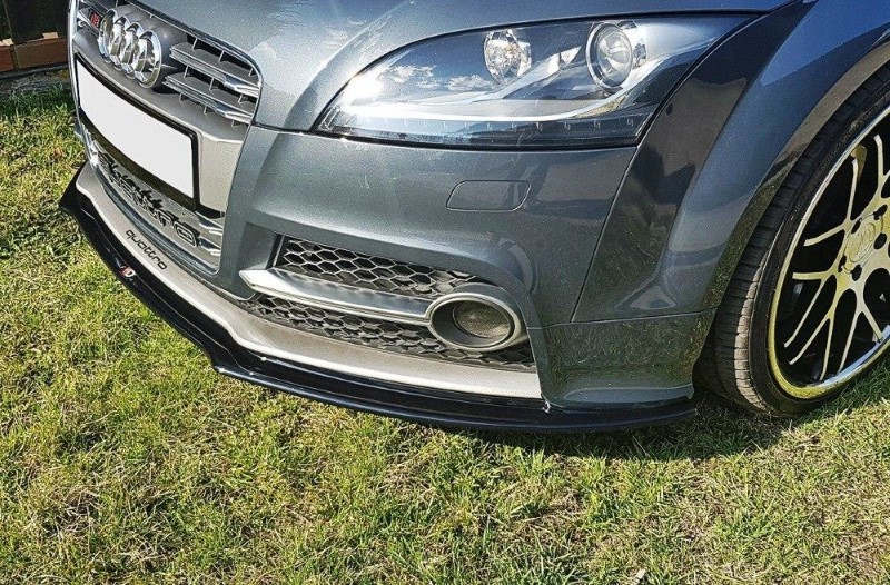 Voor Spoiler Audi TT S 8J Glanzend Zwart